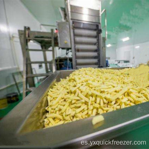 Línea de producción automática de papas fritas